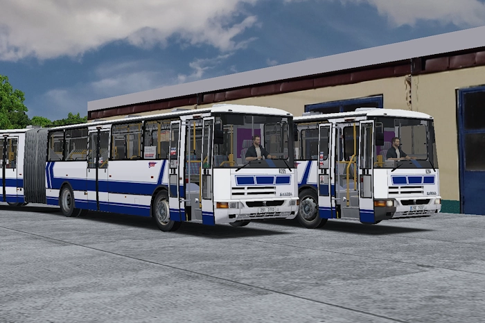 Úprava obsahuje 2 vozy B961.1970, které nasazovalo ČSAD Střední Čechy primárně na linku 375 z Prahy do Brandýsa nad Labem společně s flotilou C943.1944.